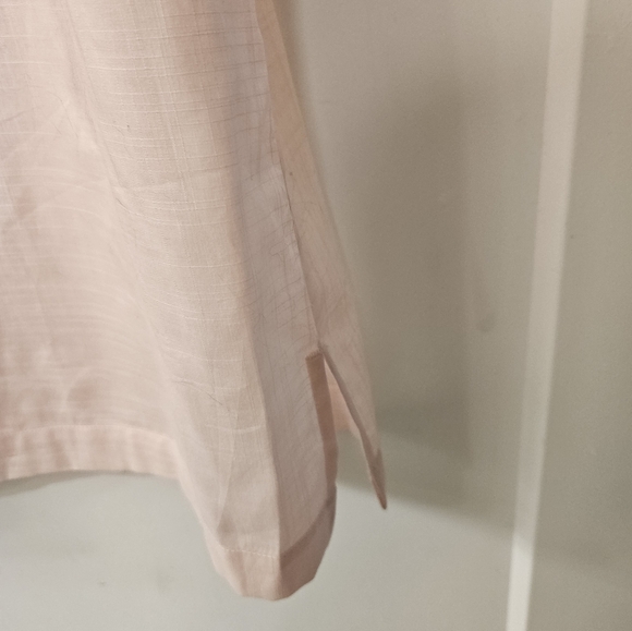 NWT - NYNE Cotton Pink Button-Up Shirt - Size L - Picture 9 of 10